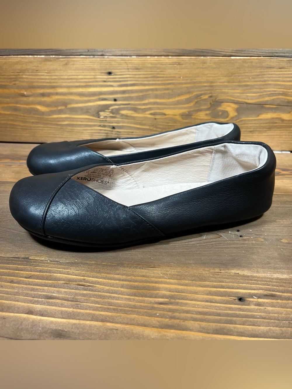Xero Shoes Leather Phoenix Ballet Barefoot Minimalist Flats Dress Shoe - Picture 3 of 8